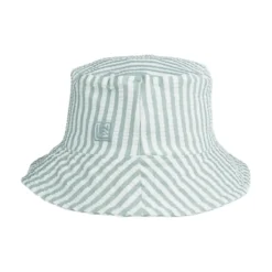 Liewood Matty Sonnenhut „Sea blue/white“, Seersucker
