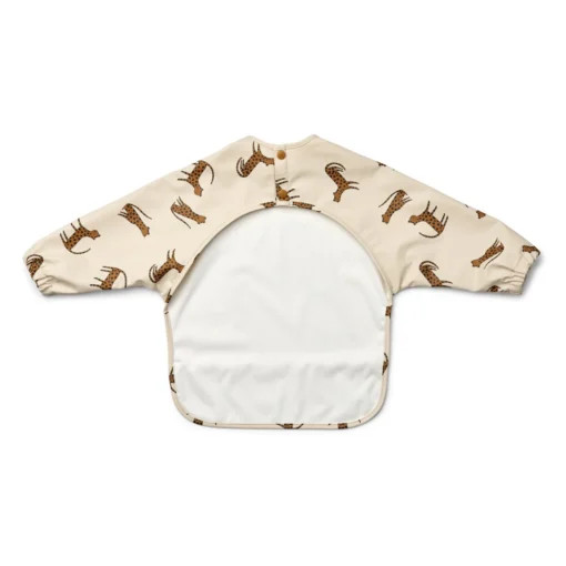 Liewood Merle Lätzchen mit Ärmeln „Leopard / Sandy“