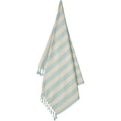 Liewood Mona Hammam-Strandtuch „Sea blue / Creme de la creme“, 100x160cm