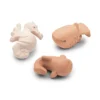 Liewood Nori Badespielzeug „Pale tuscany mix“, Naturkautschuk, 3er-Set