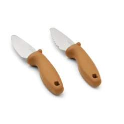 Liewood Kindermesser-Set Perry „Golden caramel“, 2-teilig
