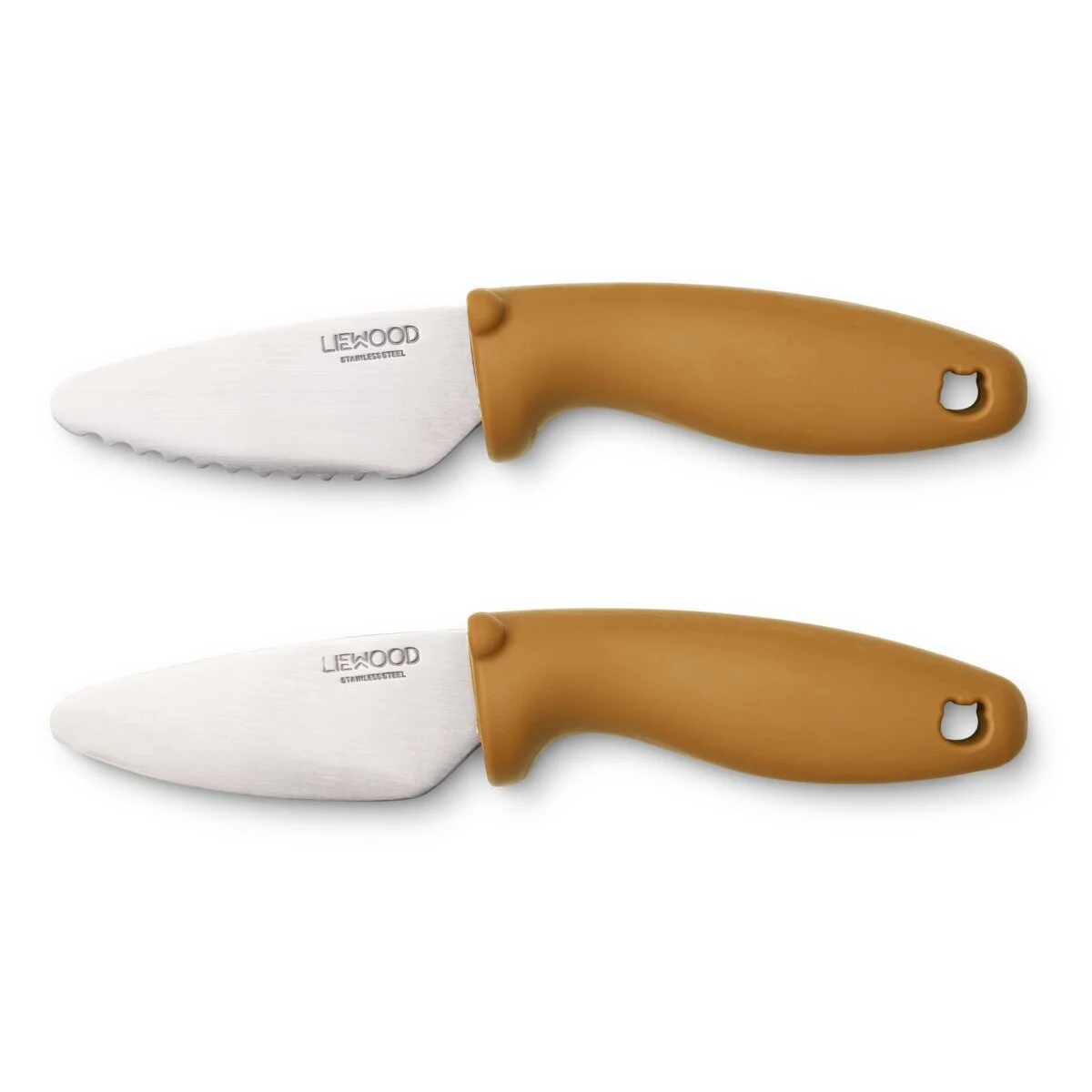 Liewood Kindermesser-Set Perry „Golden caramel“, 2-teilig