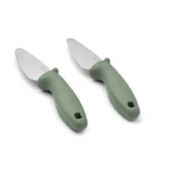 Liewood Kindermesser-Set Perry „Faune green“, 2-teilig