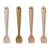 Liewood Kindergabel-Set Scott „Rose multi mix“ aus Silikon, 4-teilig