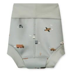 Liewood Schwimmwindel Valentin „Vehicles / Dove blue“
