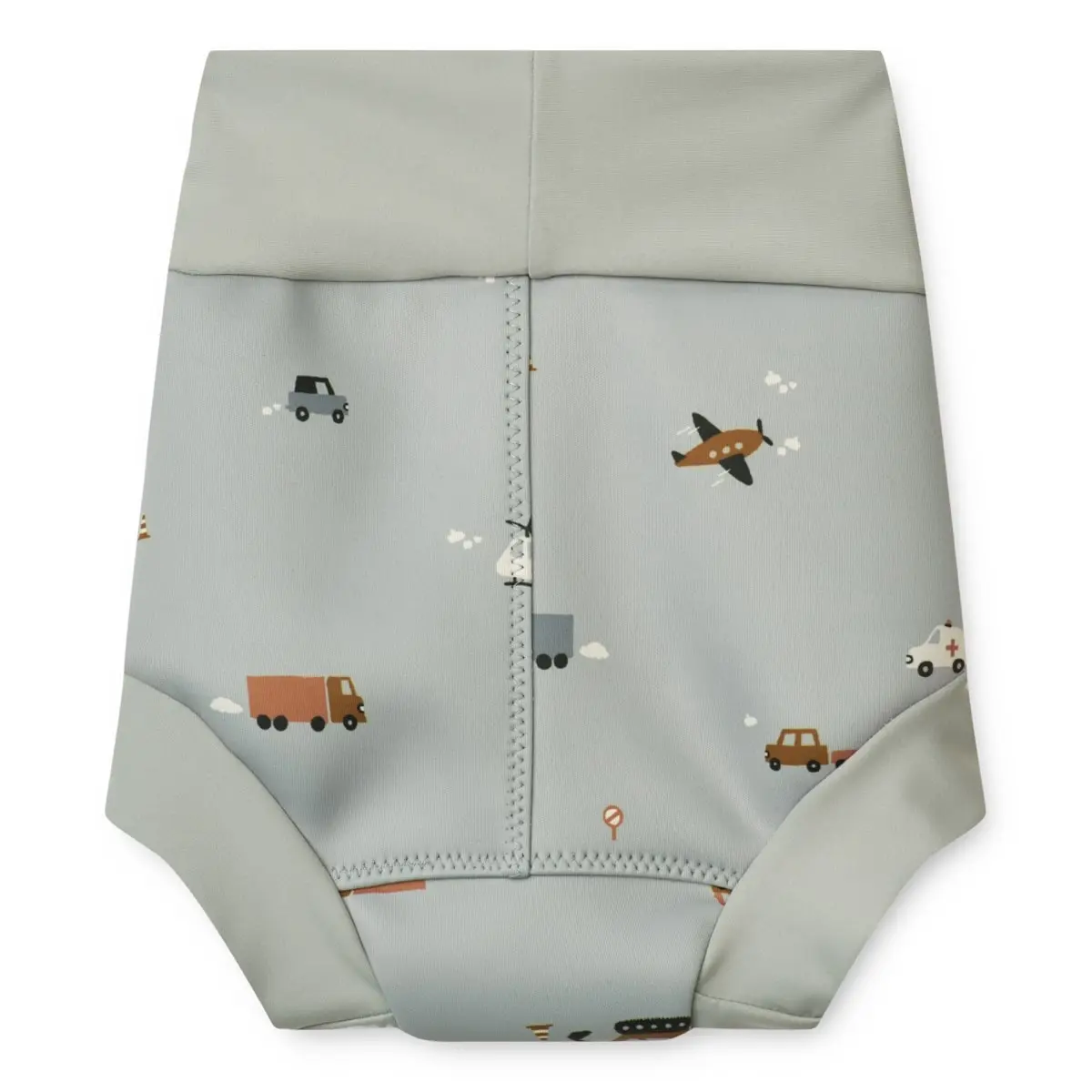 Liewood Schwimmwindel Valentin „Vehicles / Dove blue“