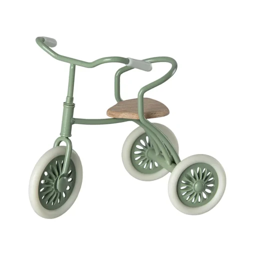 Maileg Vintage-Dreirad für Mäuse „Abri à tricycle / grün“, 9x7cm
