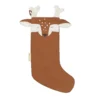 Fabelab Weihnachtsstrumpf „Rentier / Cinnamon“, L50cm