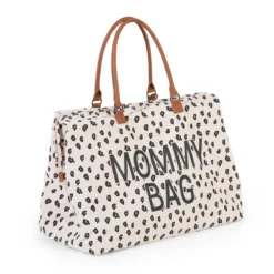 DELISTED Childhome Mommy Bag mit Leopardenmuster – große Wickeltasche – Bild 14