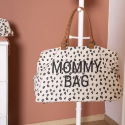 DELISTED Childhome Mommy Bag mit Leopardenmuster – große Wickeltasche – Bild 5