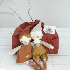 Fabelab Stoffpuppe „Elfen Großvater“ H30cm