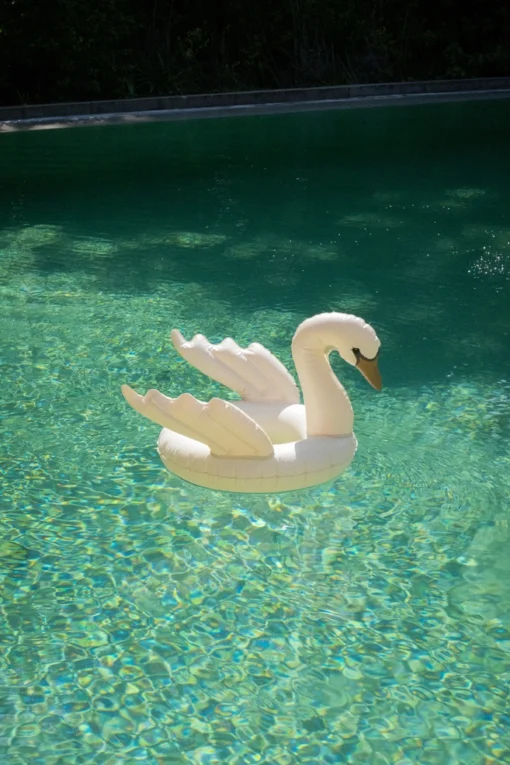 Konges Sløjd Kinder-Schwimmring „Schwan / Creme“, ø50cm