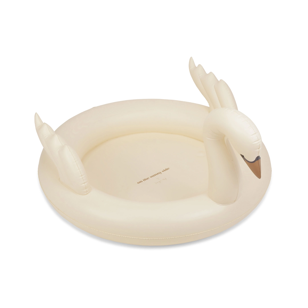 Konges Sløjd Planschbecken „Schwan / Creme“, Ø110 cm