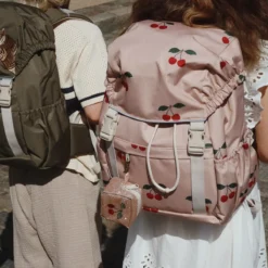 DELISTED Konges Sløjd Schulrucksack Clover „Ma Grande Cerise Mahogany“ – Bild 2