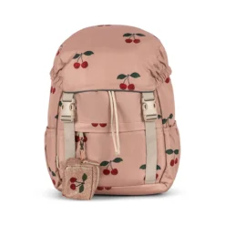 DELISTED Konges Sløjd Schulrucksack Clover „Ma Grande Cerise Mahogany“ – Bild 9