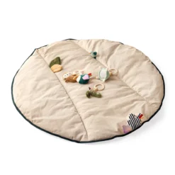 Sebra Aktivitäts-Spieldecke mit Spielbogen, „Wildlife animals“, Ø90cm