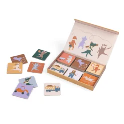 Sebra Memory „Toes / Builders“ 30 Karten, FSC™-Mix