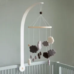 Sebra Mobile-Halter aus Holz, weiß, FSC®