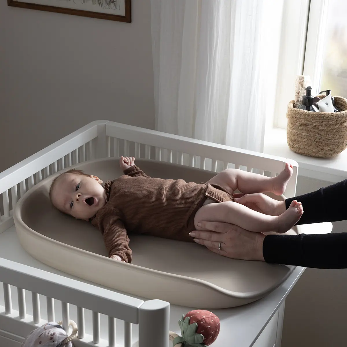 Sebra PUSLE PUR Wickelmatte, seabreeze beige