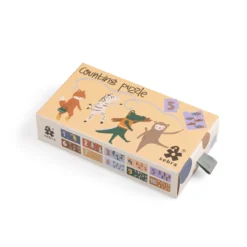 Sebra Puzzle mit Zahlen 1-10 „Toes / Builders“, FSC™ Mix
