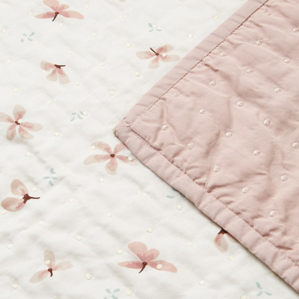 Cam Cam Babydecke „Windflower Creme“, OCS, 75x95cm