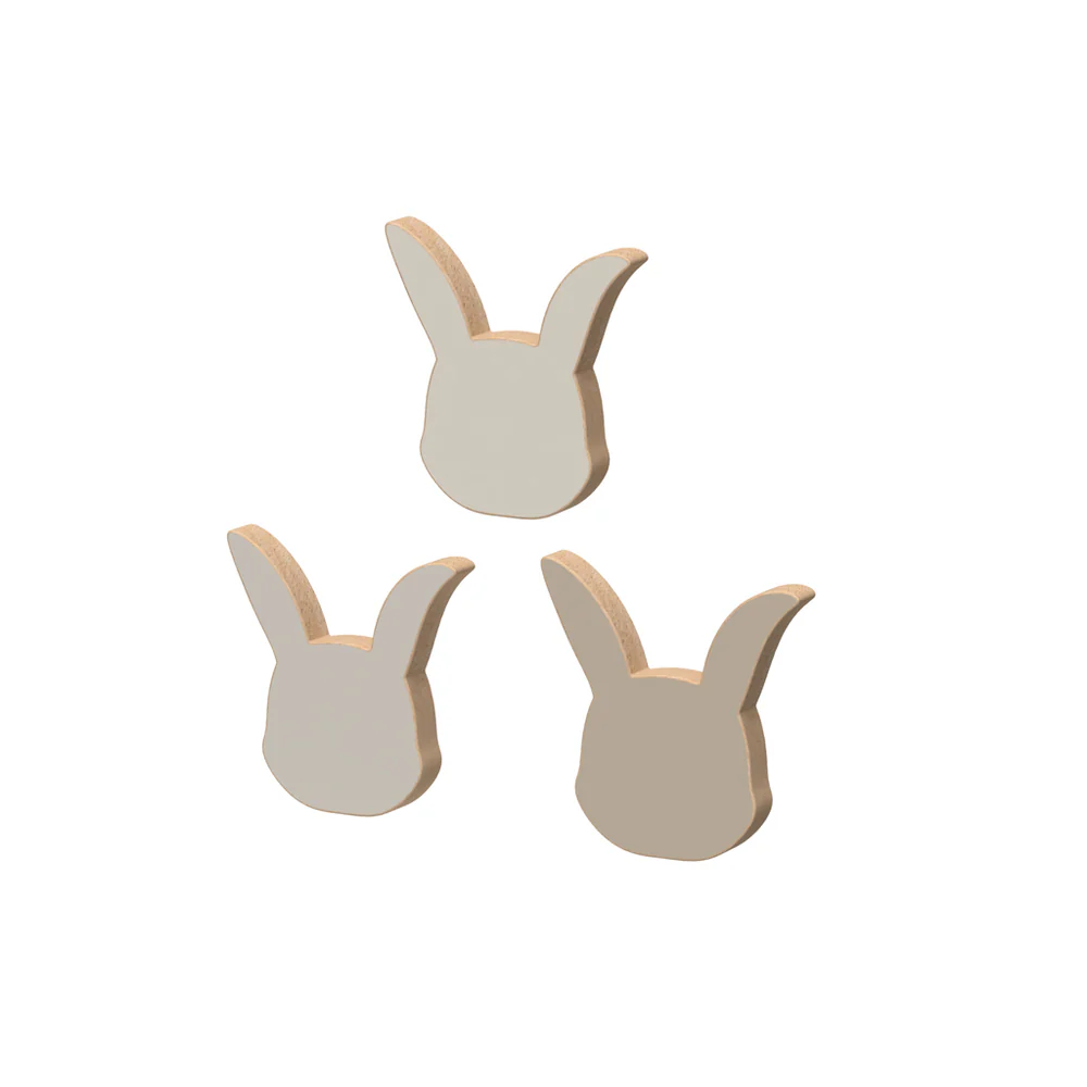 Cam Cam Holz-Wandhaken „Hase“, FSC Holz