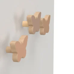 Cam Cam Holz-Wandhaken „Schmetterling“, FSC Holz