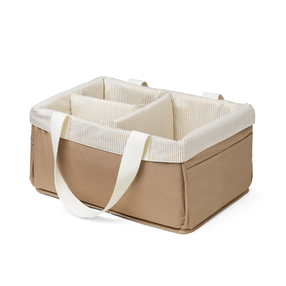 Cam Cam Windel Organizer „Classic Stripes Camel“