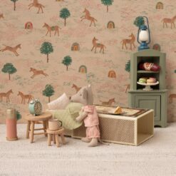 Maileg Puppenhaus Eckschrank aus Holz Mood