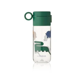 Liewood Tritan-Wasserflasche Clemence „Dinosaurs / Mist“, 350ml