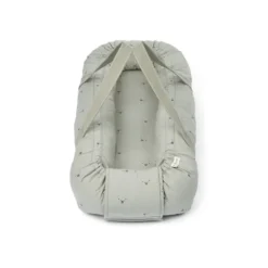 Liewood Gro Babylift / Babynest „Teddy / Dove blue“, Bio-Baumwolle