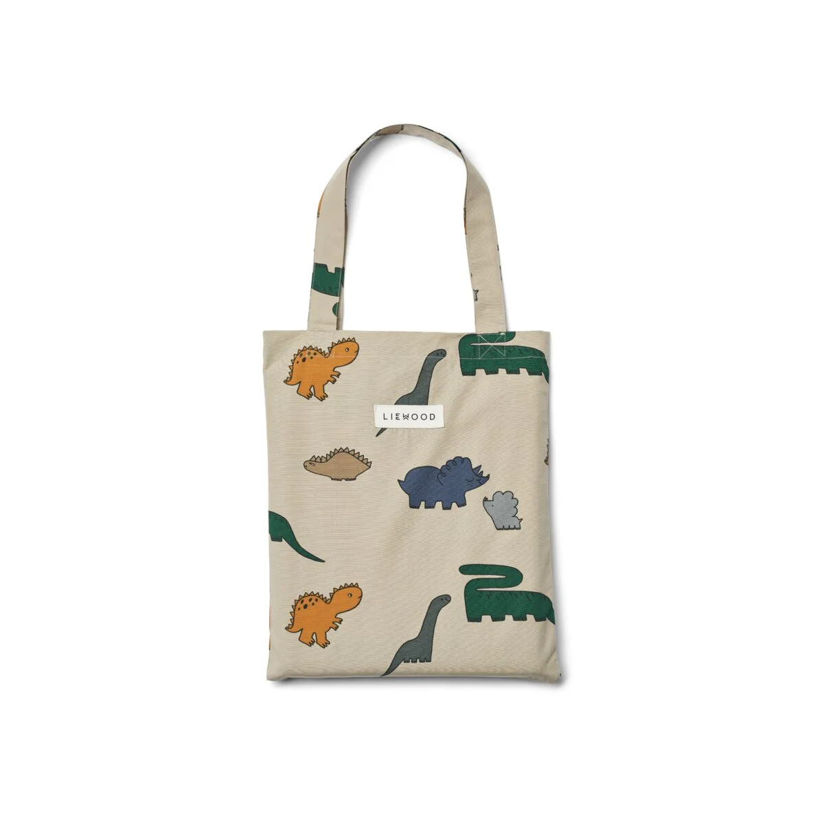 Liewood Junior-Bettwäsche Ingeborg „Dinosaurs / Mist“, 140x100cm / 45×40