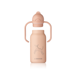 Liewood Edelstahl Trinkflasche Kimmie „Unicorn / Pale tuscany“ mit Griffen