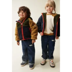 Liewood Jackson Thermo-Wendejacke für Kinder „Army brown multi mix“