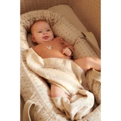 Liewood Gro Babylift / Babynest „Double dot / Silver lining“, Bio-Baumwolle