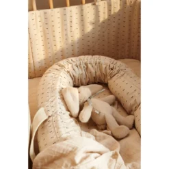 Liewood Gro Babylift / Babynest „Double dot / Silver lining“, Bio-Baumwolle