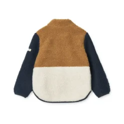 Liewood Nolan Sherpa Jacke für Kinder „Midnight navy multi mix“