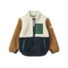 Liewood Nolan Sherpa Jacke für Kinder „Classic navy multi mix“