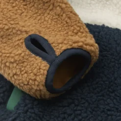 Liewood Nolan Sherpa Jacke für Kinder „Classic navy multi mix“