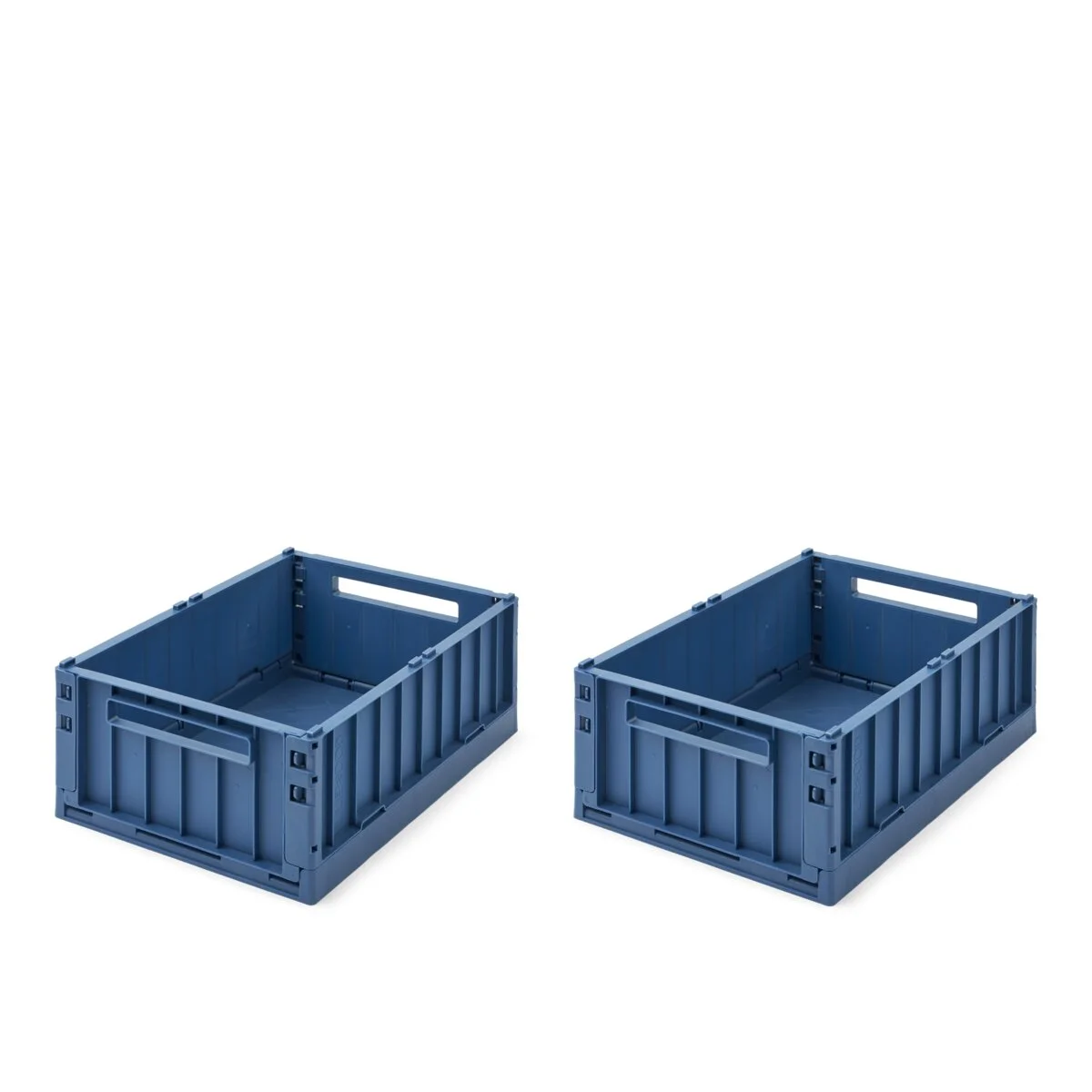 Liewood Aufbewahrungsbox Weston „Indigo Blue“, Größe M, 2er-Set, 36x25x14cm