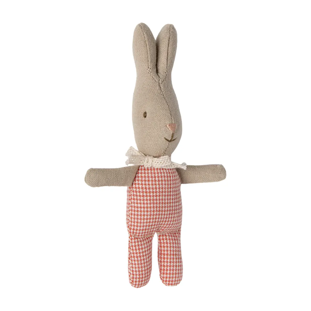 Maileg Kaninchen im Strampler „Rot kariert“, MY, H11cm