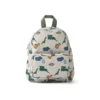 Liewood Allan Rucksack „Dinosaurier / Nebelgrau“, mittel, 28x23x11cm, 3-7 Jahre