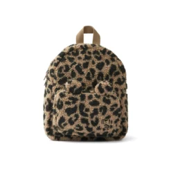 Liewood Allan Fleece-Rucksack mit Ohren „Mega leo / Oat mix“, mittel, 28x23x11cm, 3-7 Jahre