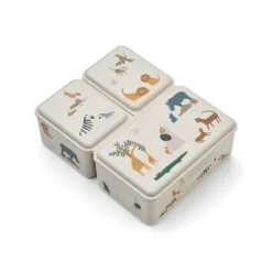 Liewood Lunchbox Driss „All together / Sandy “, 19x15x7cm
