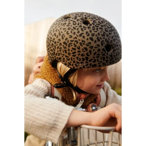 Liewood Kinder-Fahrradhelm Hilary „Mini Leo / Oat“, XS, 44-48cm