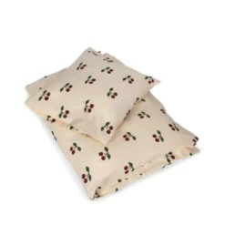 Konges Sløjd Junior Bettwäsche „Ma Grande Cerise“, 100x140cm / 40x45cm