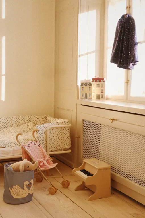 Konges Sløjd Puppen-Buggy „Powder Pink Check“