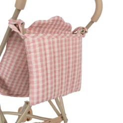 Konges Sløjd Puppen-Buggy „Powder Pink Check“