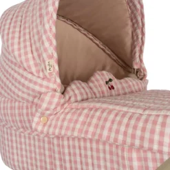 Konges Sløjd Puppenwagen „Powder Pink Check“