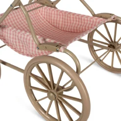 Konges Sløjd Puppenwagen „Powder Pink Check“